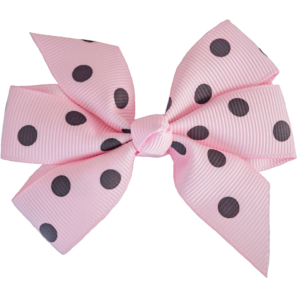 Spenne med prikkete sløyfe