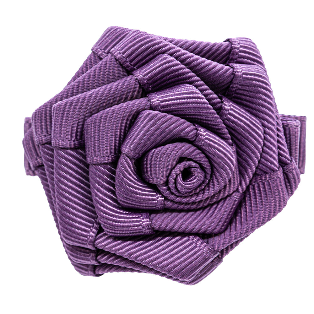 Hårspenne med liten rose