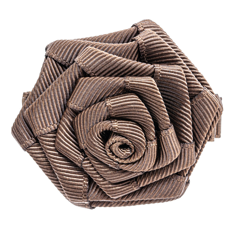 Hårspenne med liten rose