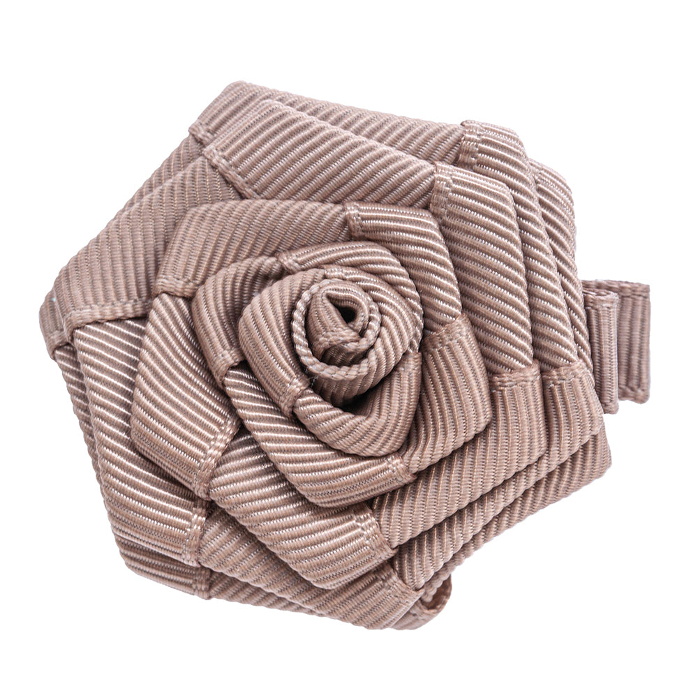 Hårspenne med liten rose
