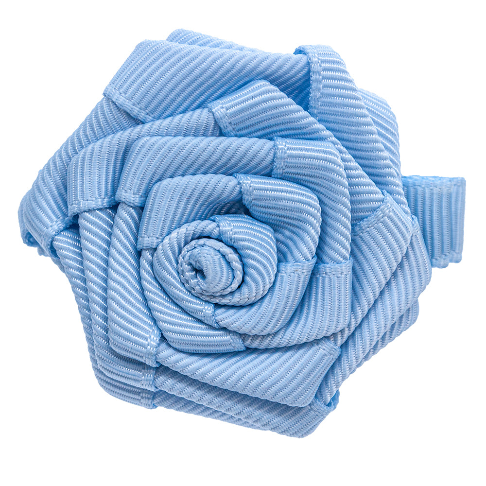 Hårspenne med liten rose