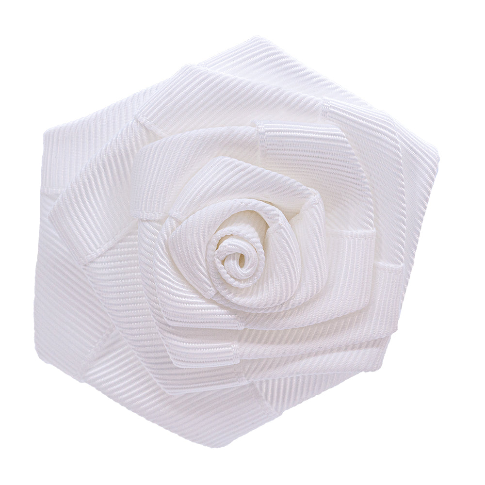 Hårspenne med liten rose