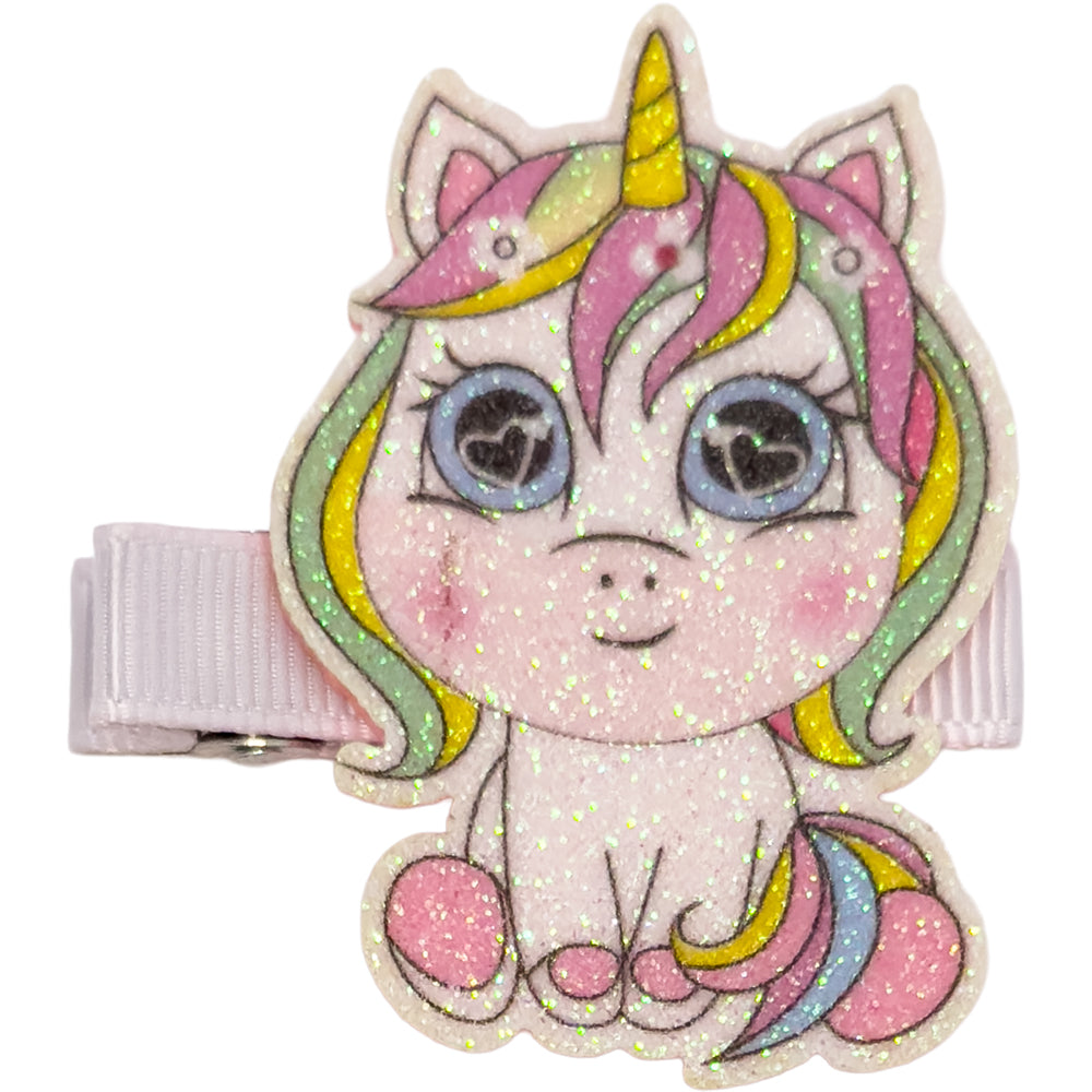 Hårspenne barn – unicorn & kanin