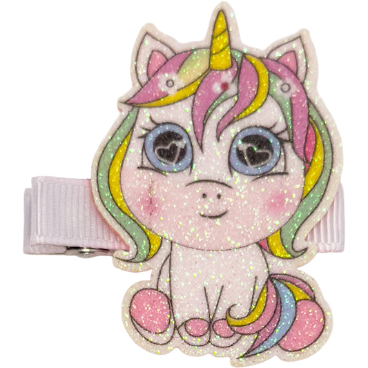 Hårspenne barn – unicorn & kanin