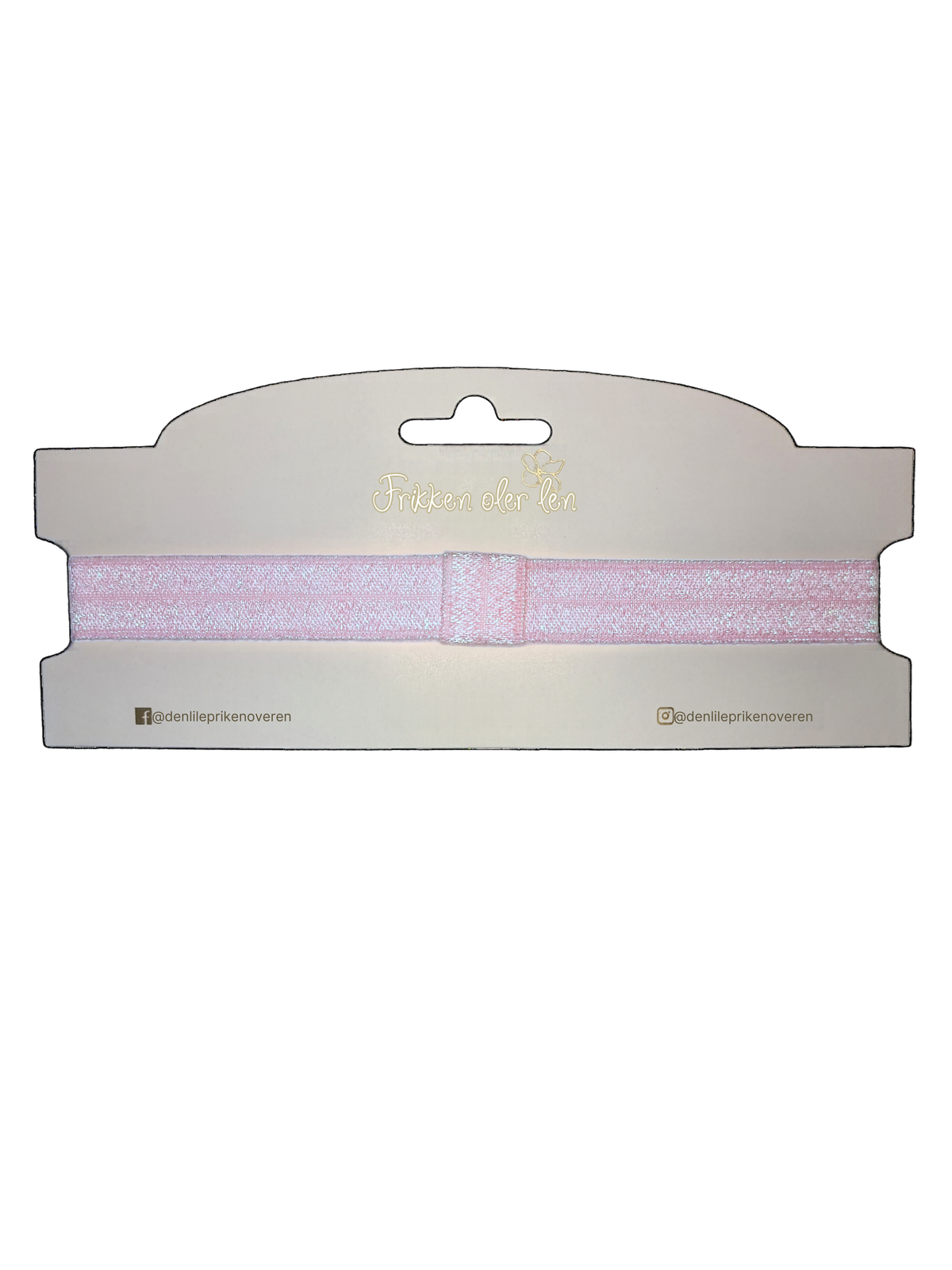Hårband med hempe og glitter
