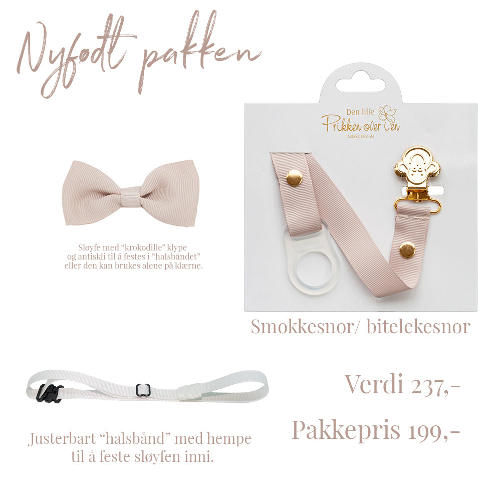 Smokkesnor nyfødt pakke gutt