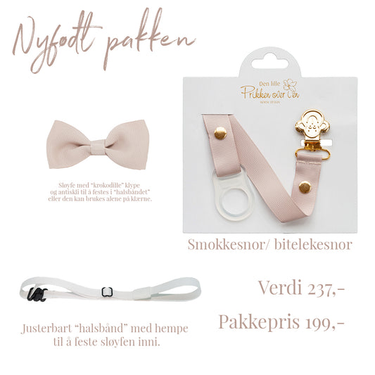 Smokkesnor nyfødt pakke gutt