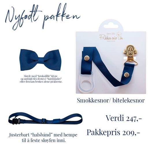 Nyfødt pakke gutt - Den lille prikken over i'en