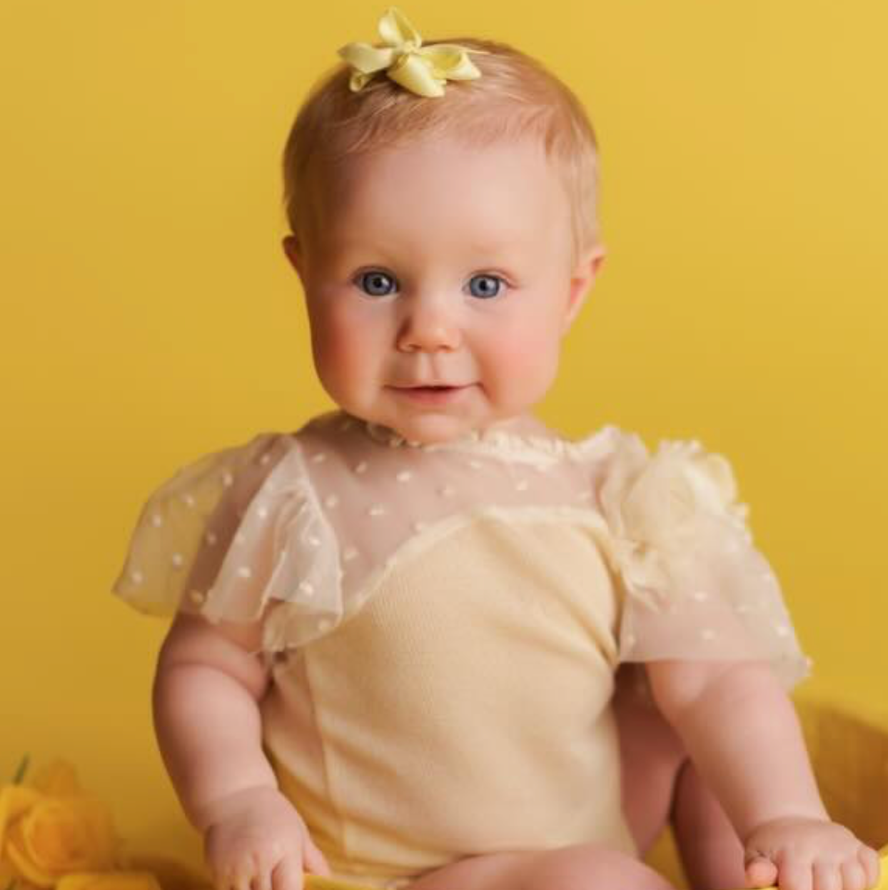 Hårsløyfe baby vevet bånd